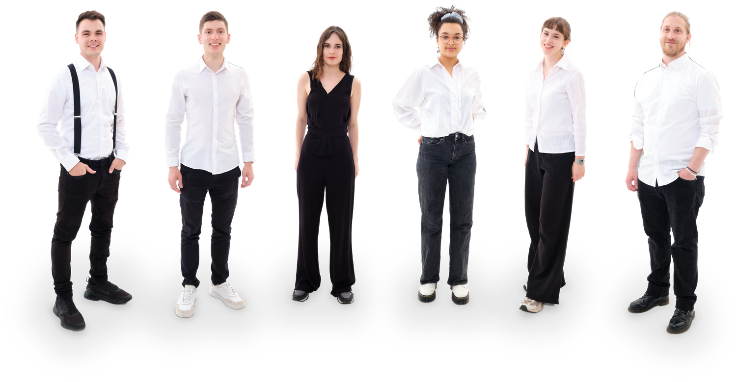 Die sechs Musikerinnen und Musiker der Tanzcapella Eventband